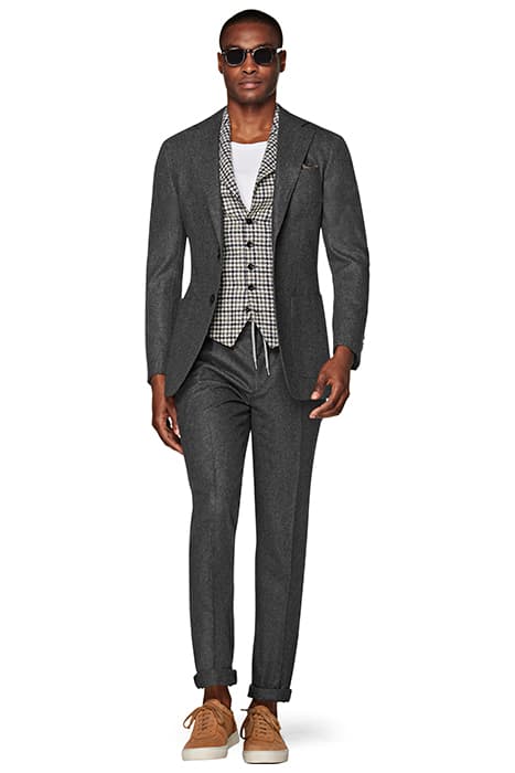 GREY DRAWSTRING AMES TROUSERS by Suitsupply