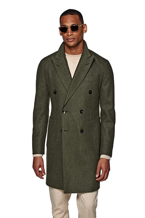 MID GREEN OVERCOAT by Suitsupply