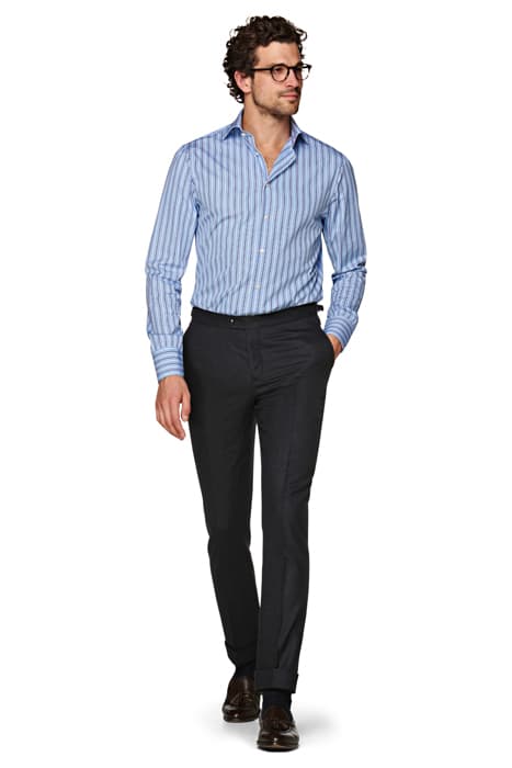 BLUE STRIPED SHIRT by Suitsupply