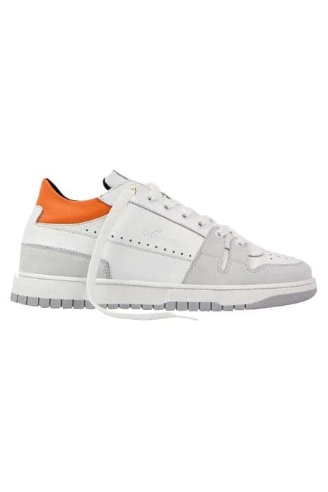 THE BROOKLYN - NAPPA WHITE/ORANGE by Mercer Amsterdam