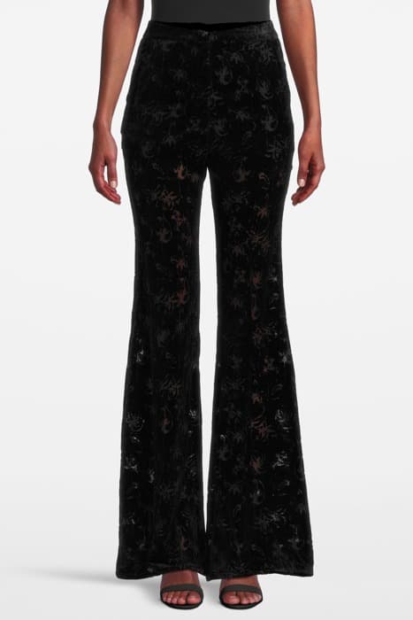 WOMEN‘S VELVET DEVORÉE PANTS BLACK 099 by Marcell von Berlin