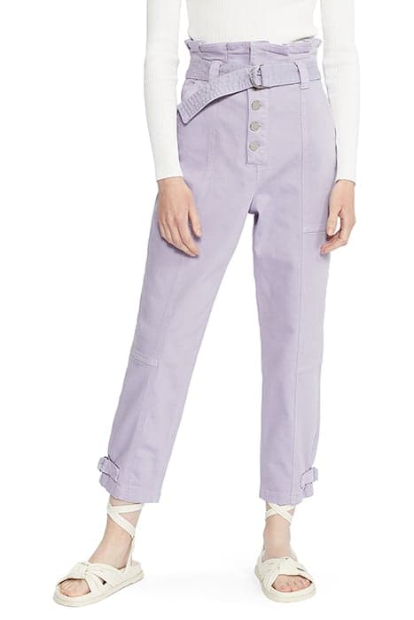 FLINTT PAPERBAG TAPERED LEG JEAN LILAC by Ted Baker