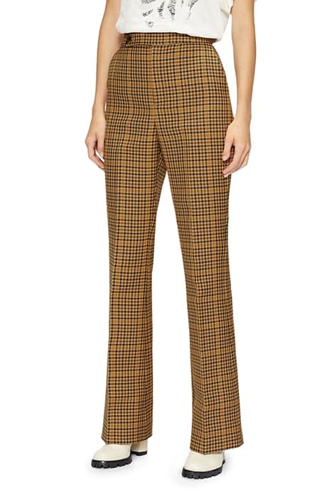 EELISET HIGH WAISTED SLIM FLARE TROUSER LT-BROWN by Ted Baker