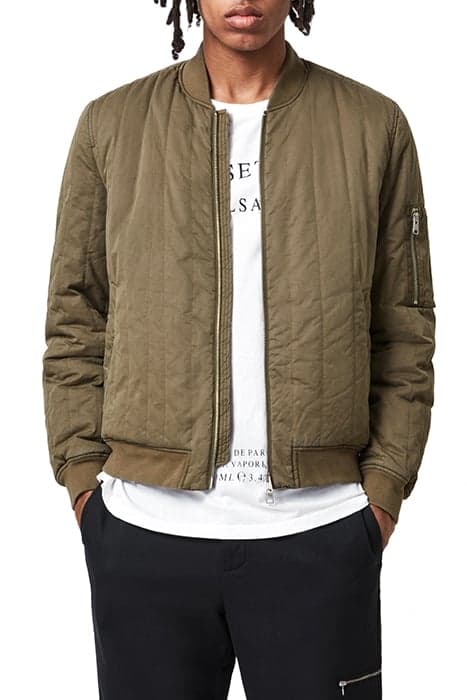 DRAKE BOMBER DARK KHAKI by AllSaints