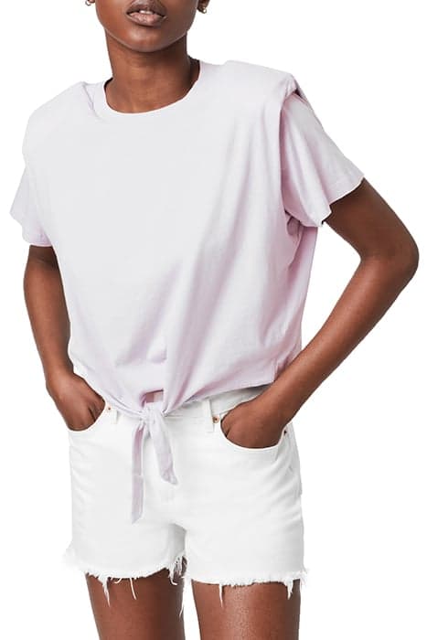 MIKA TIE TEE MISTY LILAC by AllSaints