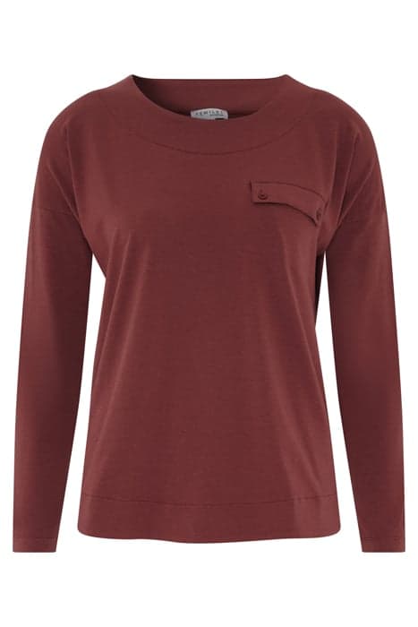 NW TOP TSHIRT LS MAHOGANY by Femilet