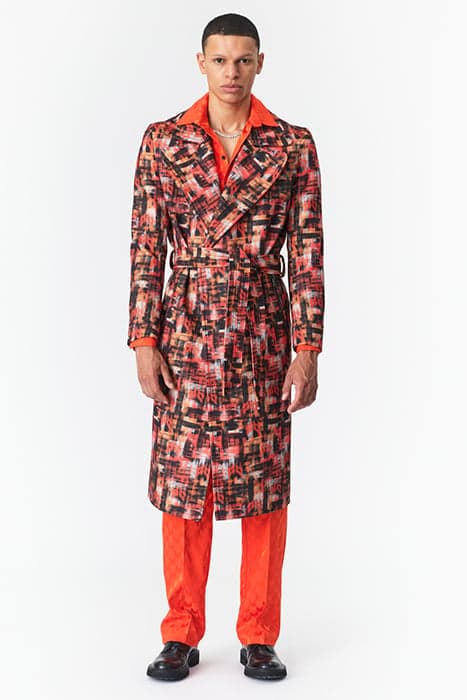 SLIM-FIT COAT CHECK PRINT by Marcell von Berlin