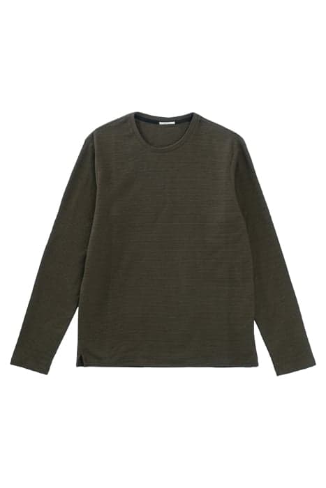 KHAKI TEXTURED JACQUARD T-SHIRT by IKKS