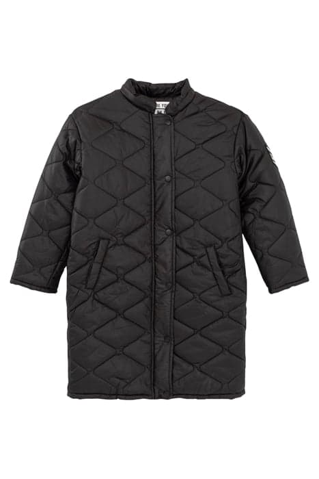 GIRLS’ BLACK QUILTED LONG JACKET BLACK by IKKS