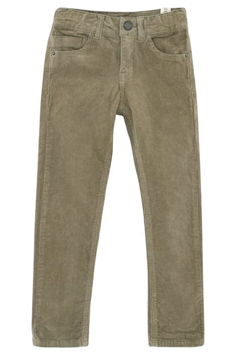 BOYS’ KHAKI NEEDLECORD SLIM TROUSERS KHAKI by IKKS