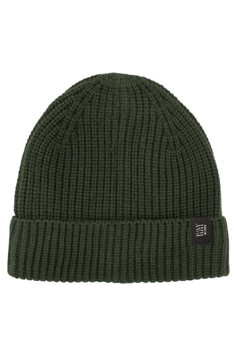 BOYS’ BRONZE RIB KNIT BEANIE KHAKI by IKKS