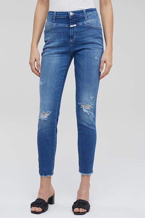 CLOSED WOMEN SKINNY PUSHER JEANS MID BLUE by Closed