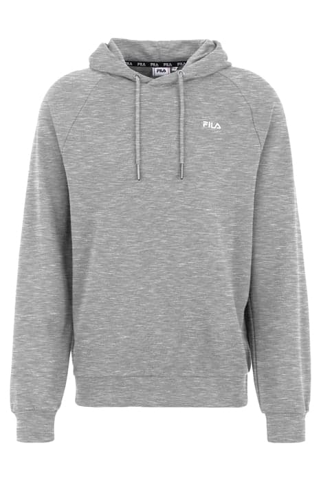 BRAIVES RAGLAN HOODY LIGHT GREY MELANGE by FILA