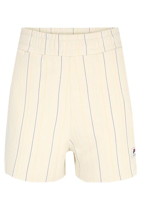 TEBRA HIGH WAIST SHORTS ANTIQUE WHITE/MULTICOLOR IRREGULAR S by FILA