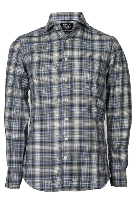 CF LS SUIT CLR SHIRT BLUE by River Woods