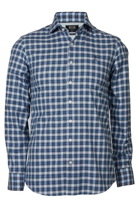 CF LS CAPRI CLR SHIRT BLUE by River Woods