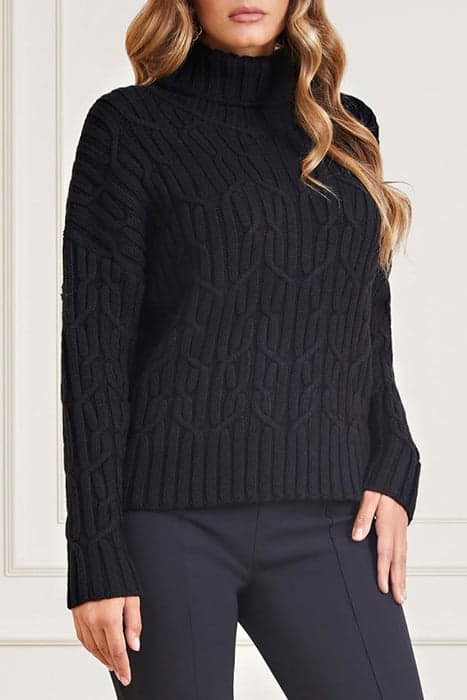 ELLAROSE SWEATER TOP JET BLACK A996 by Marciano by Guess