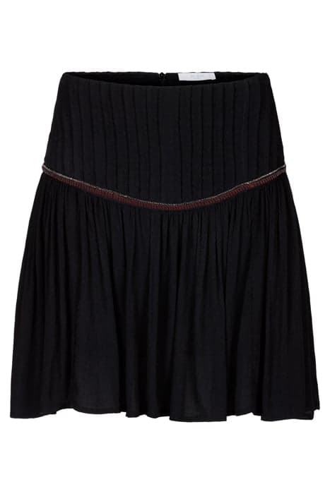 IRIS EMBROIDERY SKIRT JET BLACK by BY-BAR