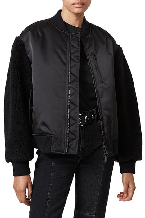 FLEUR BOMBER BLACK by AllSaints