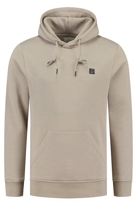 HOODY FINE SLUB SWEAT SILVER SAND by Dstrezzed