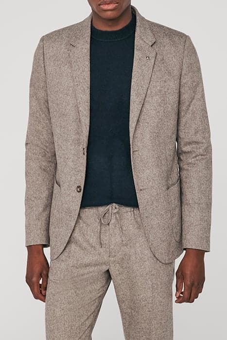 MINK FLANNEL SUIT JACKET by IKKS