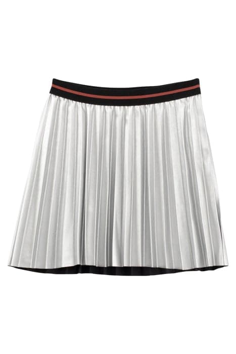 GIRLS’ SILVER PLEATED SHORT SKIRT SILVER by IKKS