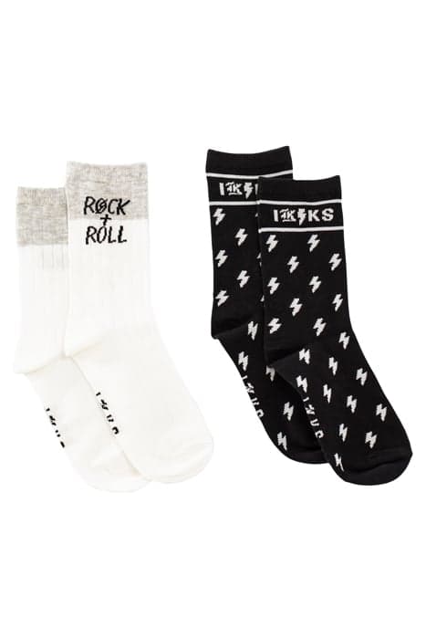 BOYS’ BLACK, WHITE AND GREY SOCKS BLACK by IKKS