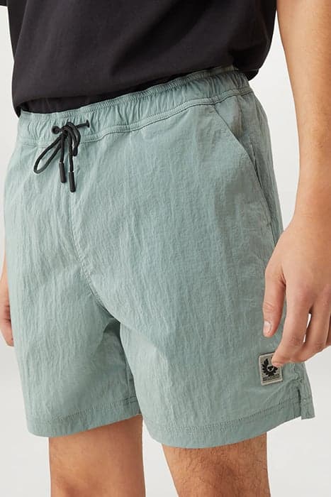 CLIPPER SWIM SHORTS STEEL GREEN by Belstaff