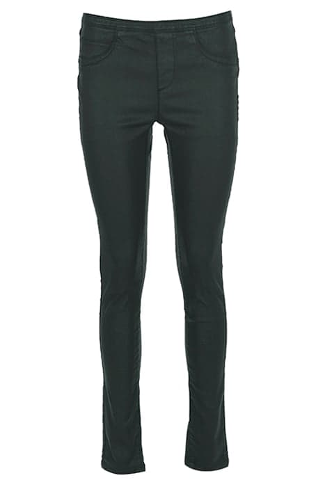 LEATHER LOOK PANTS GREEN by River Woods