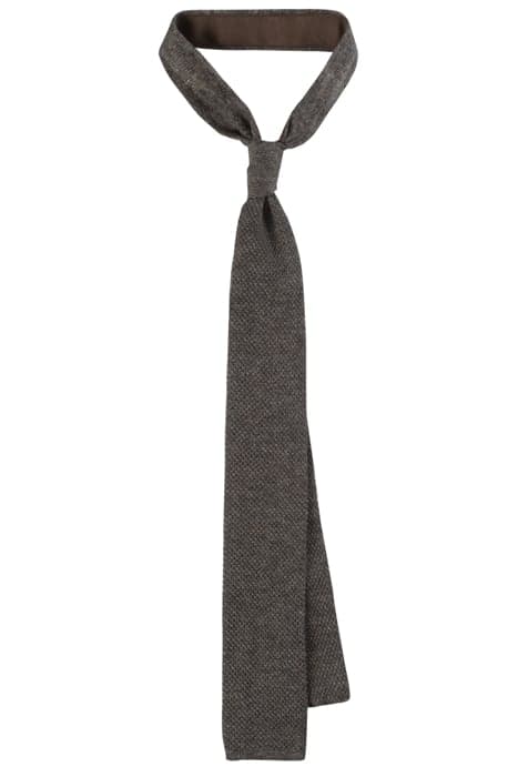 BROWN KNITTED TIE by Suitsupply