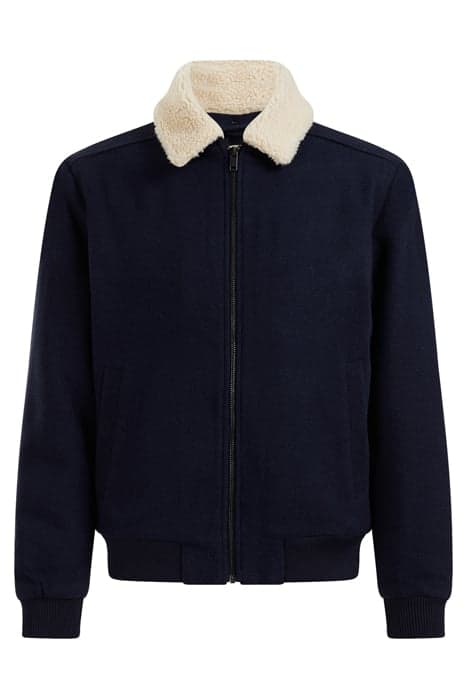 JACKET NORMAL LENGTH DARK BLUE by WE Fashion