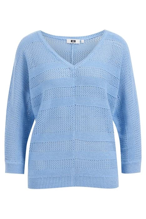 KNITTED PULLOVER LIGHT BLUE by WE Fashion