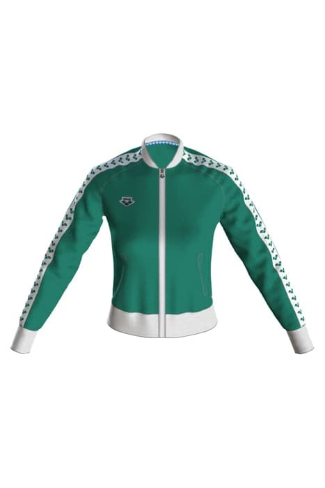 W RELAX IV TEAM JACKET EVERGREEN WHITE EVERGREEN by Arena