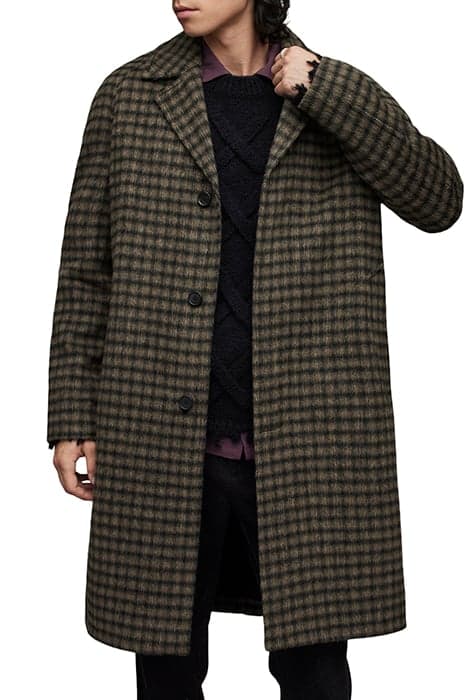 DRUMM COAT BROWN by AllSaints