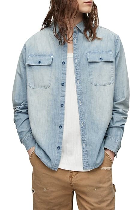 SIRE SHIRT LIGHT INDIGO by AllSaints