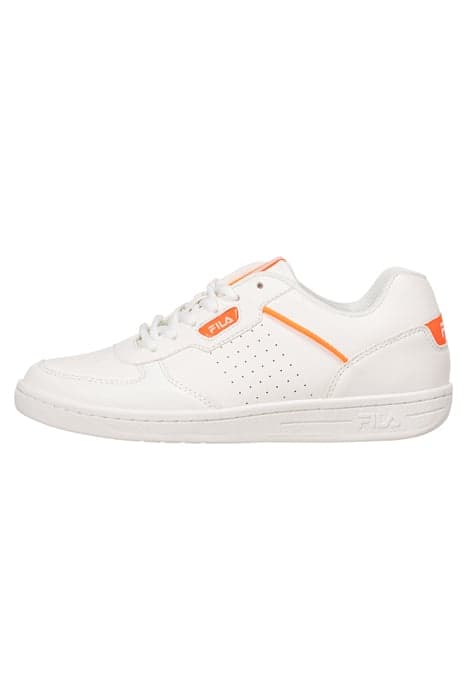 C. COURT TEENS WHITE-FIERY CORAL by FILA