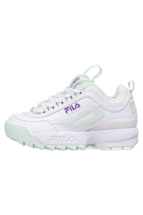 DISRUPTOR T KIDS WHITE-HINT OF MINT by FILA