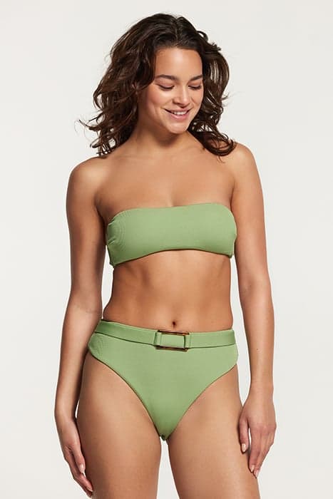 LOLA BIKINI SET POSITANO STRUCTURE KELLY GREEN KELLY GREEN by Shiwi