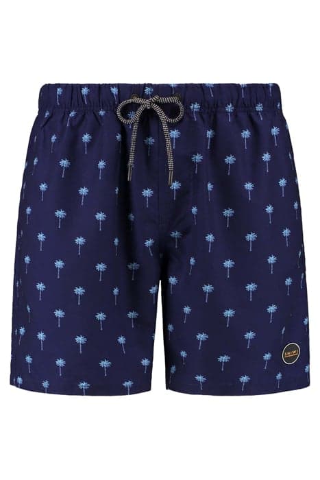 SWIMSHORT SCRATCHED SHIWI PALM DARK NAVY DARK NAVY by Shiwi