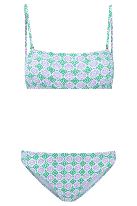 LOLA BIKINI SET PORTO TILE FRESH GREEN FRESH GREEN by Shiwi