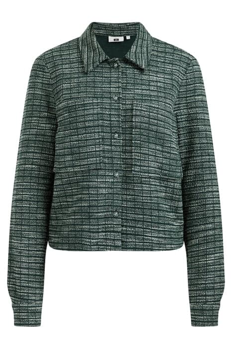 JACKET NORMAL LENGTH DARK GREEN by WE Fashion