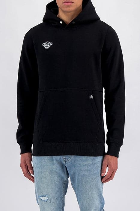 DEUCE HOODY BLACK by Black Bananas