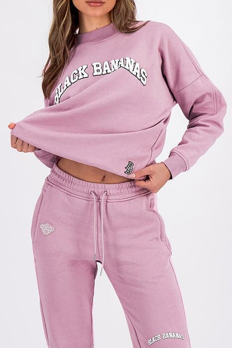 ARCH CREWNECK SWEATER PINK by Black Bananas