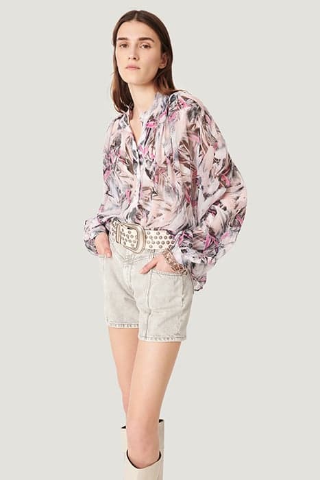 PAULHI GREY/ECRU/PINK BLOUSE by IRO Paris