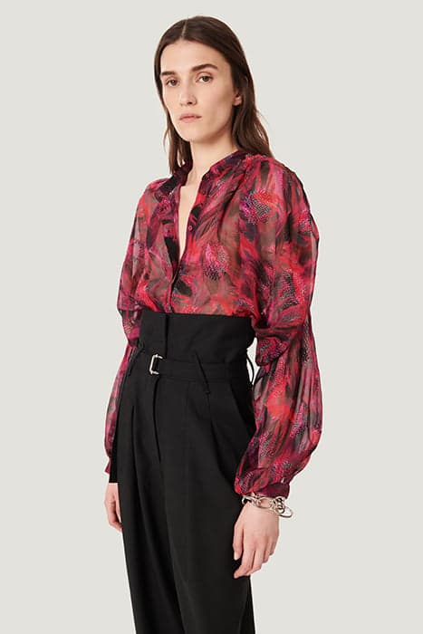 PAULHI FUSHIA/BLACK/RED BLOUSE by IRO Paris