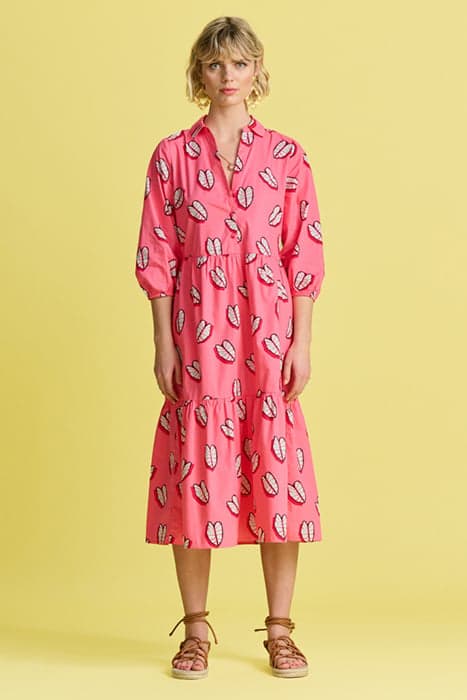 DRESS - LEAF IT PINK by POM Amsterdam