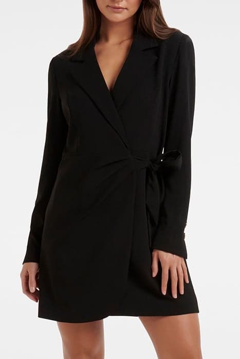 KATE WRAP BLAZER DRESS BLACK by Forever New