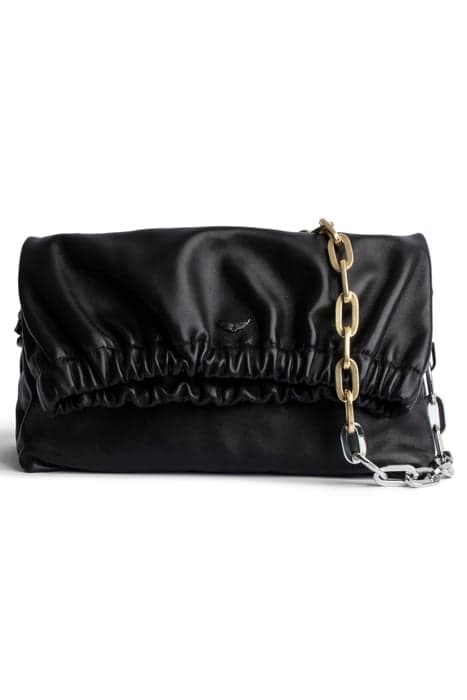 ROCKYSSIME SMOOTH LAMBSKIN TRI NOIR by ZADIG&VOLTAIRE