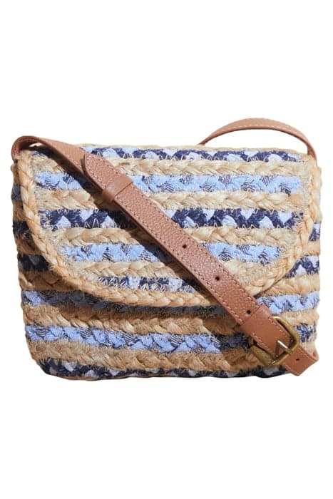 ELEONORA JUTE MINI CROSSBODY BLUE MULTI by White Stuff