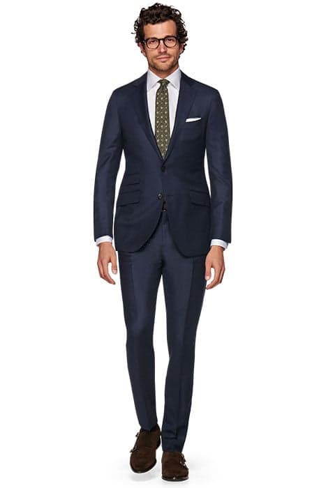 NAVY BIRD'S EYE SIENNA SUIT NAVY by Suitsupply